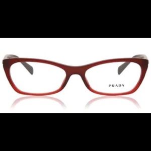 Prada VPR 15P MAX-101 Burgundy Eyeglasses frame 53-16 135